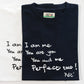 Organic cotton T-shirts(Nicole Message　Fornt print)